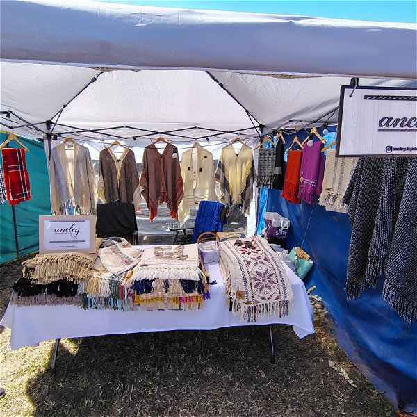 Aneley tejidos en telar Fiesta del Talar Madariaga 1025